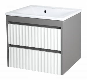 Тумба c раковиной Brevita Balaton  65 с 2 ящ. подвесная