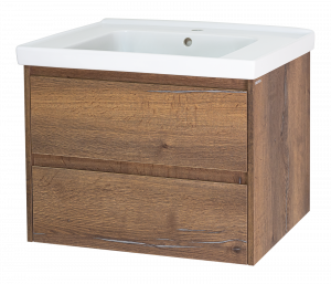 Тумба под раковину Brevita Dallas 90 с 2 ящ. подвесная дуб галифакс
