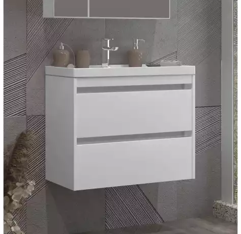 Тумба c раковиной Opadiris Фреш 70 белый