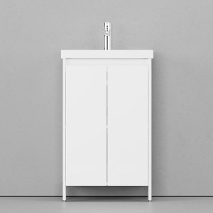 Тумба c раковиной Velvex Klaufs 50 напольная белая