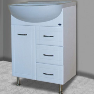 Тумба для компелекта Bellezza Уют 60 3 ящика белая