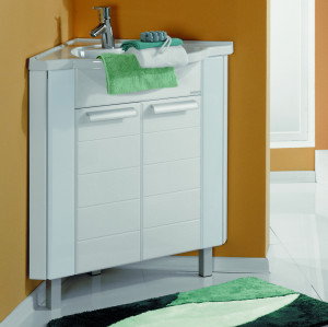 Тумба для комплекта Акватон Альтаир 62 угловая белая