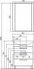 Тумба с раковиной Акватон Ария Н 65 белая — рис. 3