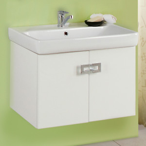 Тумба с раковиной Акватон Оптима 70 белая