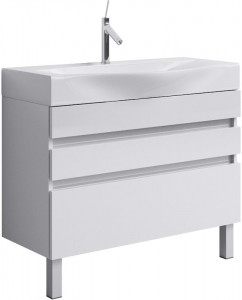 Тумба для комплекта Aqwella 5 stars Бергамо 80 напольная, белая