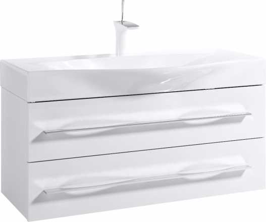 Тумба для комплекта Aqwella 5 stars Milan 100 подвесная, с ящиками