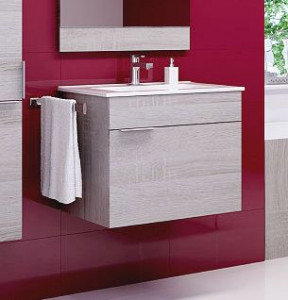 Тумба для комплекта Aqwella Бриг 60 подвесная, седой дуб