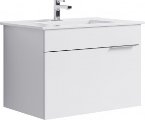 Тумба для комплекта Aqwella Бриг 75 подвесная, белая