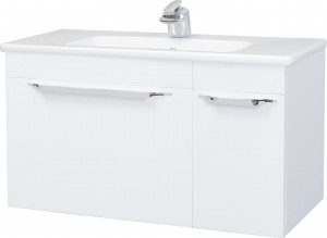 Тумба с раковиной Bellezza Альдо 100 белая