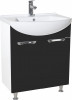 Тумба с раковиной Bellezza Альфа 65 черная — рис. 2