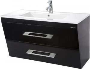 Тумба для комплекта Bellezza Берта подвесная 100 черная