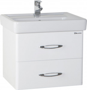 Тумба с раковиной Bellezza Джела 60 подвесная, 2 ящика
