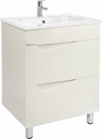 Тумба с раковиной Bellezza Эйфория 60 белая