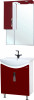 Тумба для комплекта Bellezza Лагуна 65 прямая красная — рис. 2