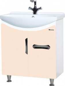 Тумба для комплекта Bellezza Лагуна 65 с ящиком, бежевая