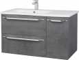 Тумба для комплекта Bellezza Луиджи 90 L, серая