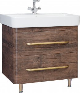 Тумба с раковиной Bellezza Олимпия 60 орех