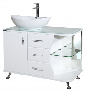 Тумба для комплекта Bellezza Рио 90 L белая