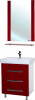 Тумба для комплекта Bellezza Рокко 50 красная напольная 3 ящика — рис. 2