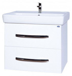 Тумба для комплекта Bellezza Рокко 50 подвесная белая 2 ящика