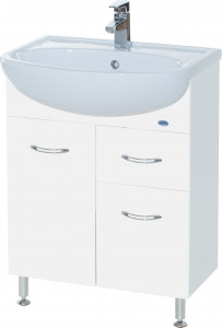 Тумба для комплекта Bellezza Уют 60 1 ящик белая