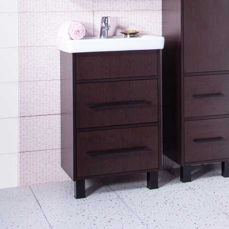 Тумба с раковиной Бриклаер Чили 70 венге