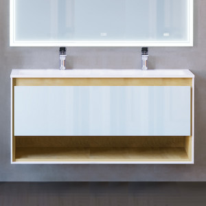 Тумба с раковиной Jorno Glass 120