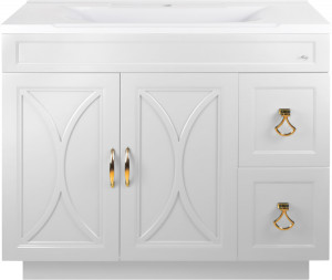 Тумба для комплекта Misty Амбра 80 2 двери, 2 ящика