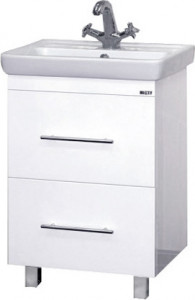 Тумба для комплекта Misty Елена 55 белая, с 2-мя ящиками