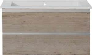 Тумба для комплекта Misty Кантри 105 дуб галифакс белый