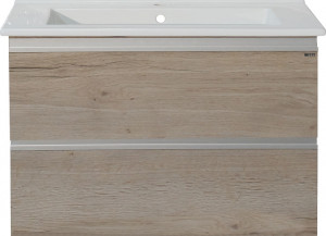 Тумба для комплекта Misty Кантри 85 дуб галифакс белый