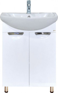 Тумба для комплекта Misty Лаванда 50 белая прямая