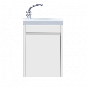 Тумба для комплекта Misty Мини 40 прямая, подвесная, белая