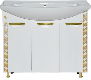 Тумба для комплекта Misty Престиж 105 золотая патина