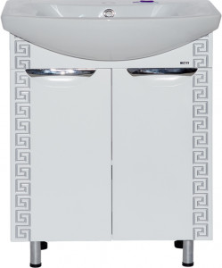 Тумба для комплекта Misty Престиж 70 серебряная патина