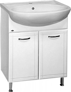 Тумба для комплекта Misty Уют 60 прямая белая