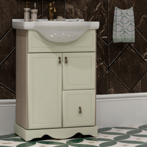 Тумба для комплекта Opadiris Клио 50 напольная, слоновая кость