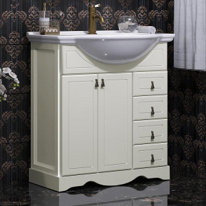 Тумба для комплекта Opadiris Клио 75 слоновая кость