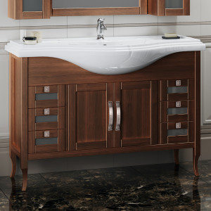 Тумба для комплекта Opadiris Мираж 120 светлый орех