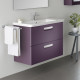 Тумба с раковиной Roca Gap 70 фиолетовая — рис. 1