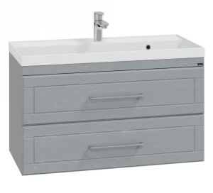 Тумба для комплекта СанТа Венера 100 дуб серый подвесная