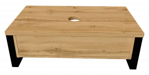 Тумба под раковину чашу 1Marka Grunge Loft 80 1 ящик дуб вотан