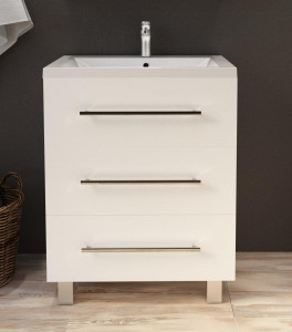 Тумба под раковину 1Marka Соната 58 3 ящика