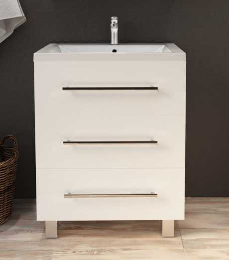 Тумба под раковину 1Marka Соната 58 3 ящика