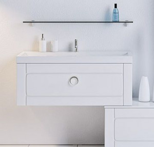 Тумба под раковину  Aqwella 5 stars Инфинити 100 белая