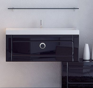 Тумба под раковину Aqwella 5 stars Инфинити 80 черная