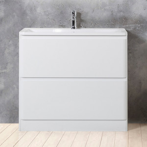Тумба под раковину BelBagno Albano 100 напольная Bianco Lucido