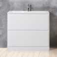 Тумба под раковину BelBagno Albano 80 напольная Bianco Lucido