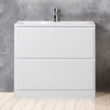 Тумба под раковину BelBagno Albano 90 напольная Bianco Lucido
