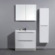 Тумба под раковину BelBagno Ancona-N 80 напольная Bianco Lucido — рис. 2